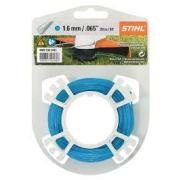 Струна триммерная круглого сечения 1,6 мм х 19 м синяя бесшумная STIHL