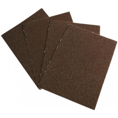 Шлифлист на тканевой основе, зернистость № 5 (Р220), 240 х 170 мм, 10 шт, водостойкий, "БАЗ" Россия