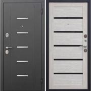 Дверь металлическая Гарда Муар Лиственница мокко Царга (960*2050мм) правая (узкие стекла) "Ferroni" СНЯТ С ПРОИЗВОДСТВА