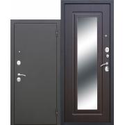 Дверь металлическая Царское зеркало муар Венге (960*2050мм) правая "Ferroni"