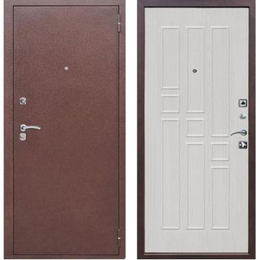 Дверь металлическая Гарда 8мм Белый ясень (860*2050мм) правая "Ferroni"