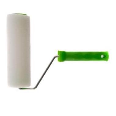 Валик с ручкой, поролон, 200 мм, D 48 мм, D ручки 6 мм Сибртех