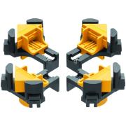 Струбцины угловые нейлоновые, набор 4 шт., 5-22 мм