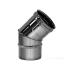 Дымоходы Отвод, нержав., 45*, D 160мм