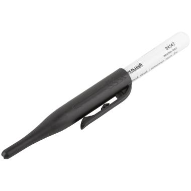 Маркер строительный перманентный, тонкий, удлиненное перо, черный ФИТ