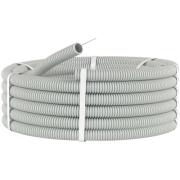 Труба гофрированная ПВХ 20мм серый (Бухта 100м)