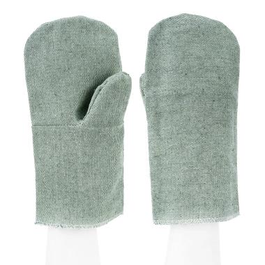 Рукавицы брезентовые огнеупорные, одинарный наладонник, 2 размер, Сибртех