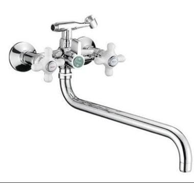 Смеситель д/ванны с 2-мя рукоятками с изливом S-38 см, G2763, (727963) Gota Rocio