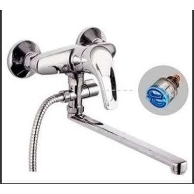 Смеситель д/ванны шар. с изливом F-30см, перекл. душа, G2127 (721927), Gota Rocio