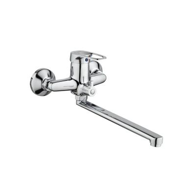 Смеситель д/ванны шар. с изливом F-30см, перекл. душа, 227025 Антей