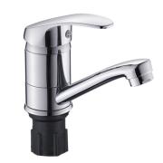 Смеситель д/кухни шар. с коротким изливом с гайкой, В45-022, Эверест