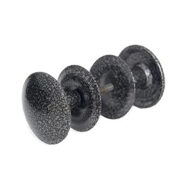 Ручка-кнопка (дверная) РДК-110мм Антик-серебро