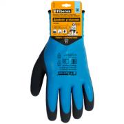 Перчатки "Двойное утепление Аквастоп: АРКТИКА", акрил с полиэстером, покрытие гладкий латекс + Sandy Latex, Fiberon, 11(XXL)