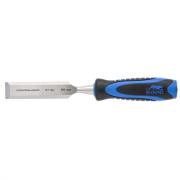 Долото-стамеска, плоская, 26 мм, двухкомпонентная рукоятка, металлический затыльник Барс