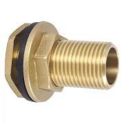 Врезка для бочки 1 1/4" к-гайкой, латунь