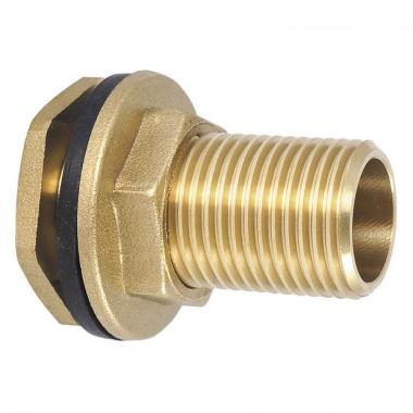 Врезка для бочки 1 1/4" к-гайкой, латунь