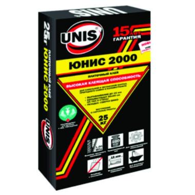 Плиточный клей UNIS 2000 /25кг(48шт/уп) Юнис