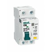 Автомат ДИФ.1П+N 16А 30мА АС 4,5 кА С DEKraft