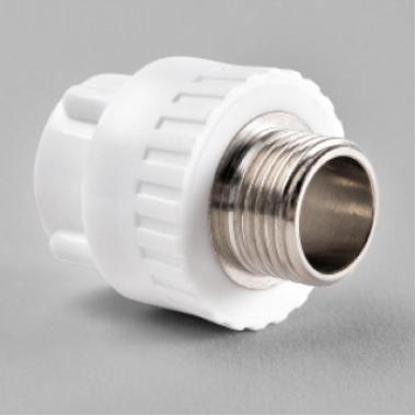 Муфта комбинированная НР, D25-1/2", (80шт/кор.)