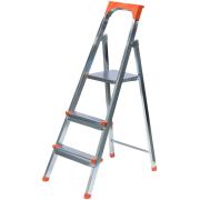 Стремянка 3 ступени стальная (A=67см В=125см С=256см), до 150 кг, FIT