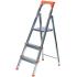 Стремянка 3 ступени стальная (A=67см В=125см С=256см), до 150 кг, FIT