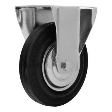 Колесо неповоротное, диаметр 160 мм, крепление  платформенное// Сибртех