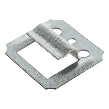 Кляймер оцинкованный с гвоздями 6мм ( 80 шт/уп)