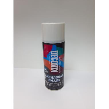 Эмаль аэроз. DECORIX акрил. белая матовая 520мл А24