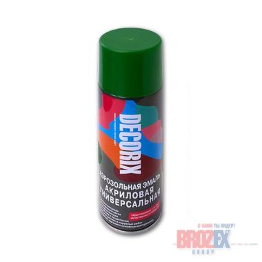 Эмаль аэроз. DECORIX акрил. зеленая 520мл А14