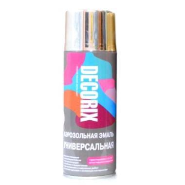 Эмаль аэроз. DECORIX акрил. металлик хром 520мл М306