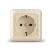 Розетка "Олимп"1ОП с/з Сосна UNIVersal