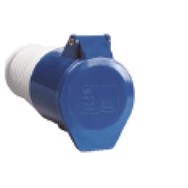 Розетка 223 переносная 2Р+РЕ 32А 220В IP44 TDM