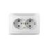 Розетка "Валери"2СП с/з белый UNIVersal