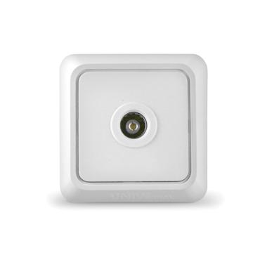 Розетка TV "Олимп"ОП белый UNIVersal