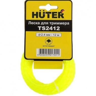 Леска Huter TS3012 для триммера, 3 мм, витой квадрат