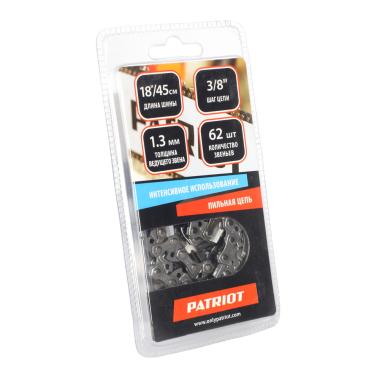 Цепь пильная Patriot 91VS-62E (3/8", 1.3 мм, 62 звена)