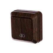 Выключатель "Ладога" 2ОП Бук подсветкаTDM