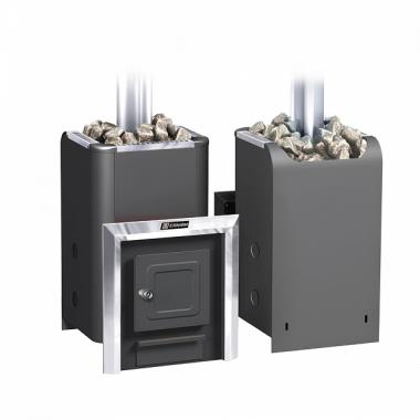 Печь дровянная для бани Ермак 12 Классика, 12 кВт, d дымохода 115 мм