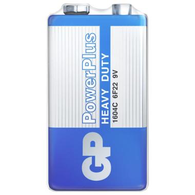 Батарейка 6F22 GP щелочная PowerPlus крона