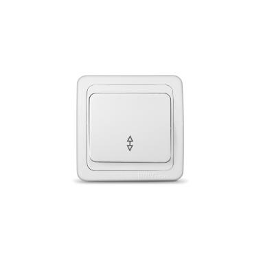 Выключатель"Валери"1СП проходной белый "UNIVersal"