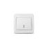 Выключатель"Валери"1СП проходной белый "UNIVersal"