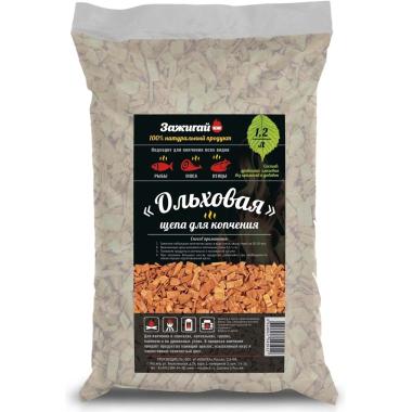 Щепа ольховая для копчения 1200мл, Зажигай