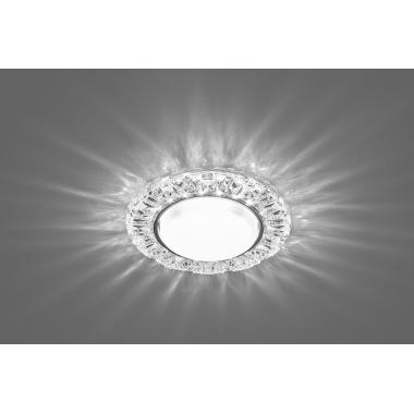 Светильник встраиваемый CDС4023,11W,4000К, GX53, 130х30мм без лампы Хром,Feron