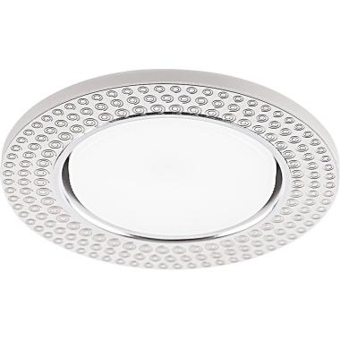 Светильник встраиваемый CDС4029,11W,4000К, GX53,125х30мм без лампы,с белой подсветкой,Feron