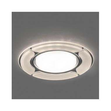 Светильник встраиваемый CDС4039,15W,4000К, GX53,135х26мм без лампы,с белой подсветкой,Feron