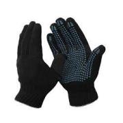 Перчатки трикотажные 6 нити с ПВХ 7,5 класс 74-76гр 10пар/уп, 250пар/мешок