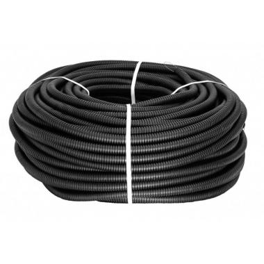 Труба гофрированная ПНД 16мм черный наружная (Бухта 10м)