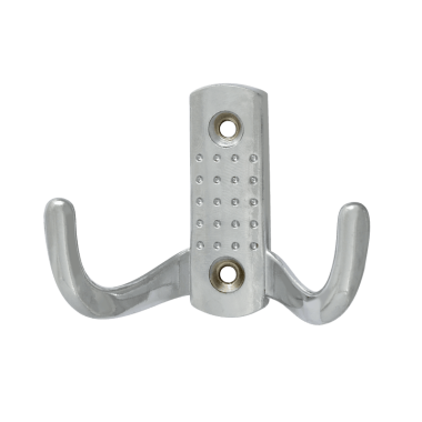 Крючок-вешалка №11 2-х рож. Хром Нора-М