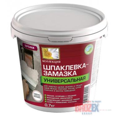 Замазка строительная универсальная д/выбоин и трещин Коллекция  1,4кг
