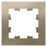 Рамка "Atlasdesign" 1 пост. Шампань Schneider Electric